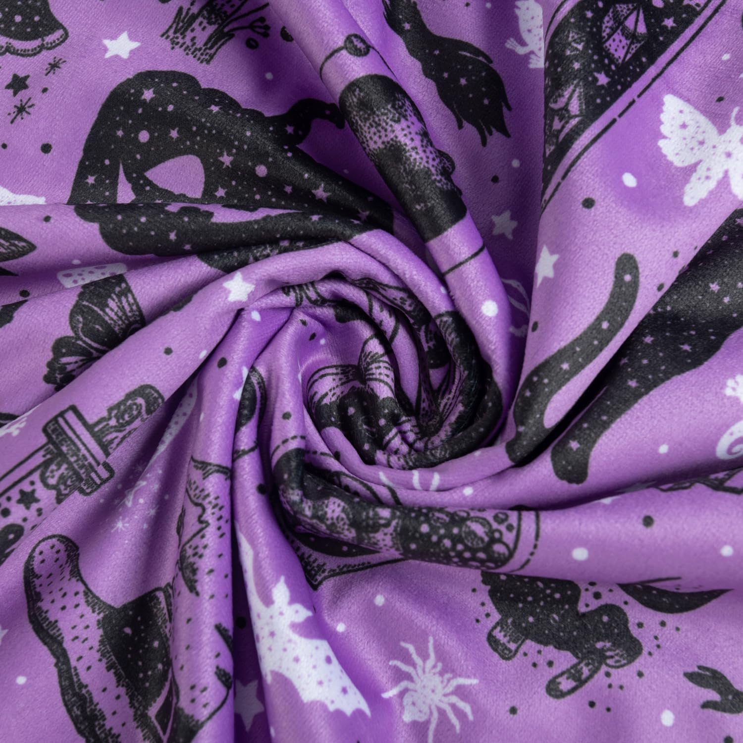Donsonny Halloween Witch Baby Blanket 30x40 Inch Soft Minky