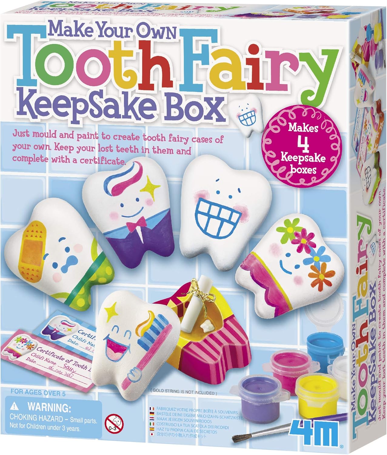 4M Make Your Own Tooth Fairy Keepsake Box Kit