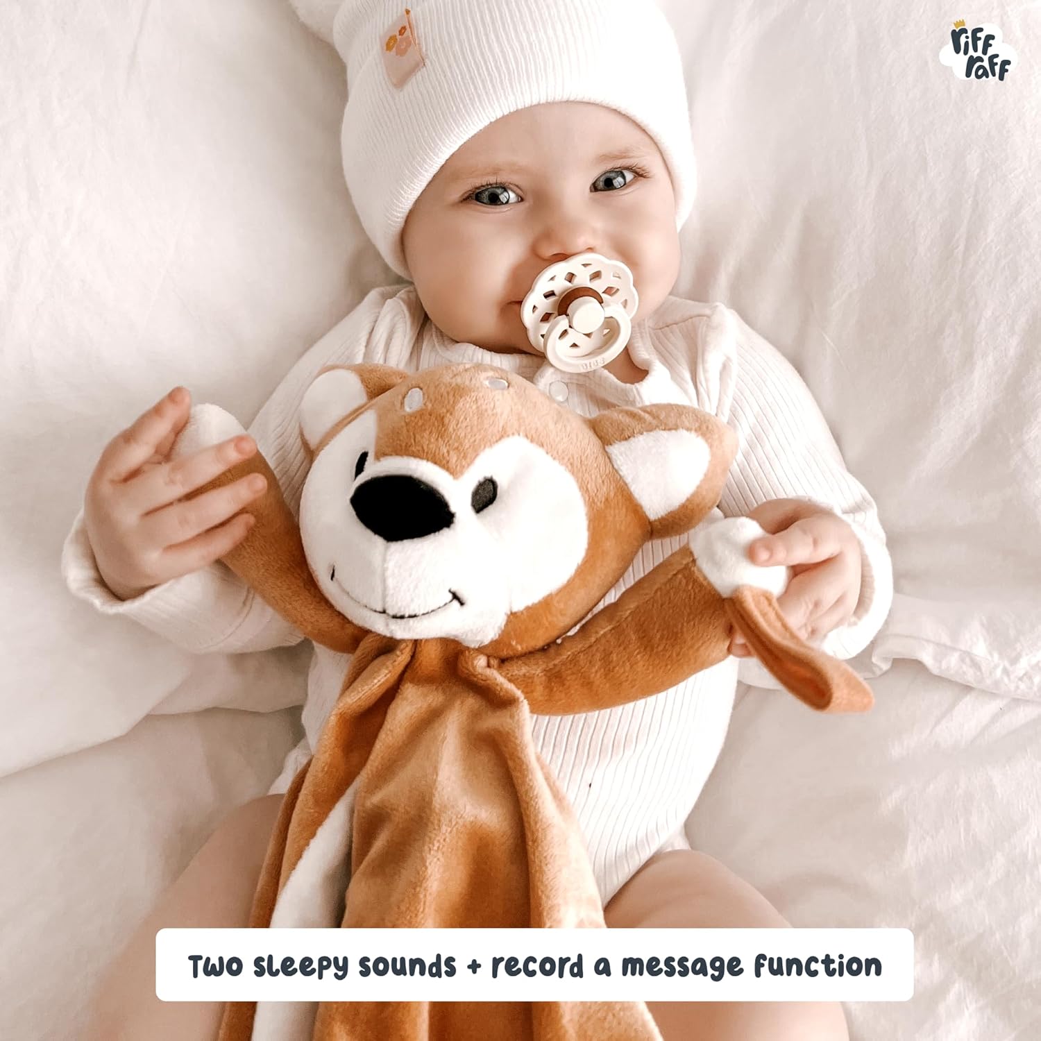 Riff Raff Sleep Soother Lullaby Plush for Newborns 0 Months
