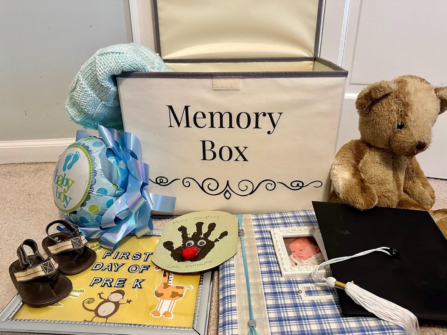 Pear Tree Essentials Memory Storage Box for Keepsakes
