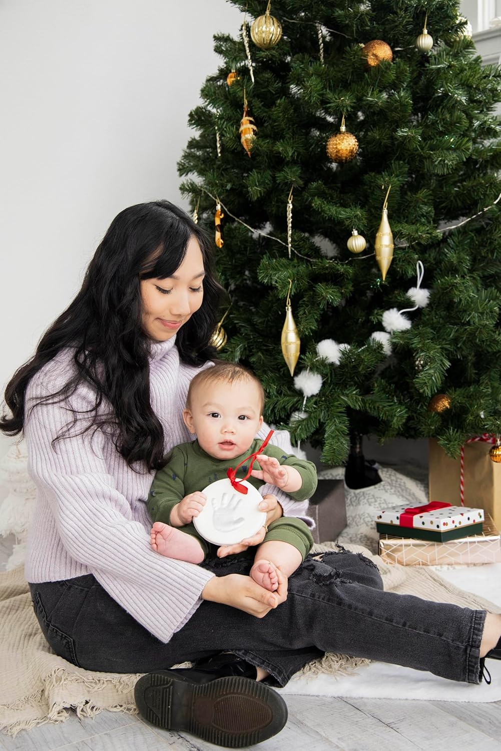 Pearhead Babyprints Ornament Kit Babys First Christmas Keepsake
