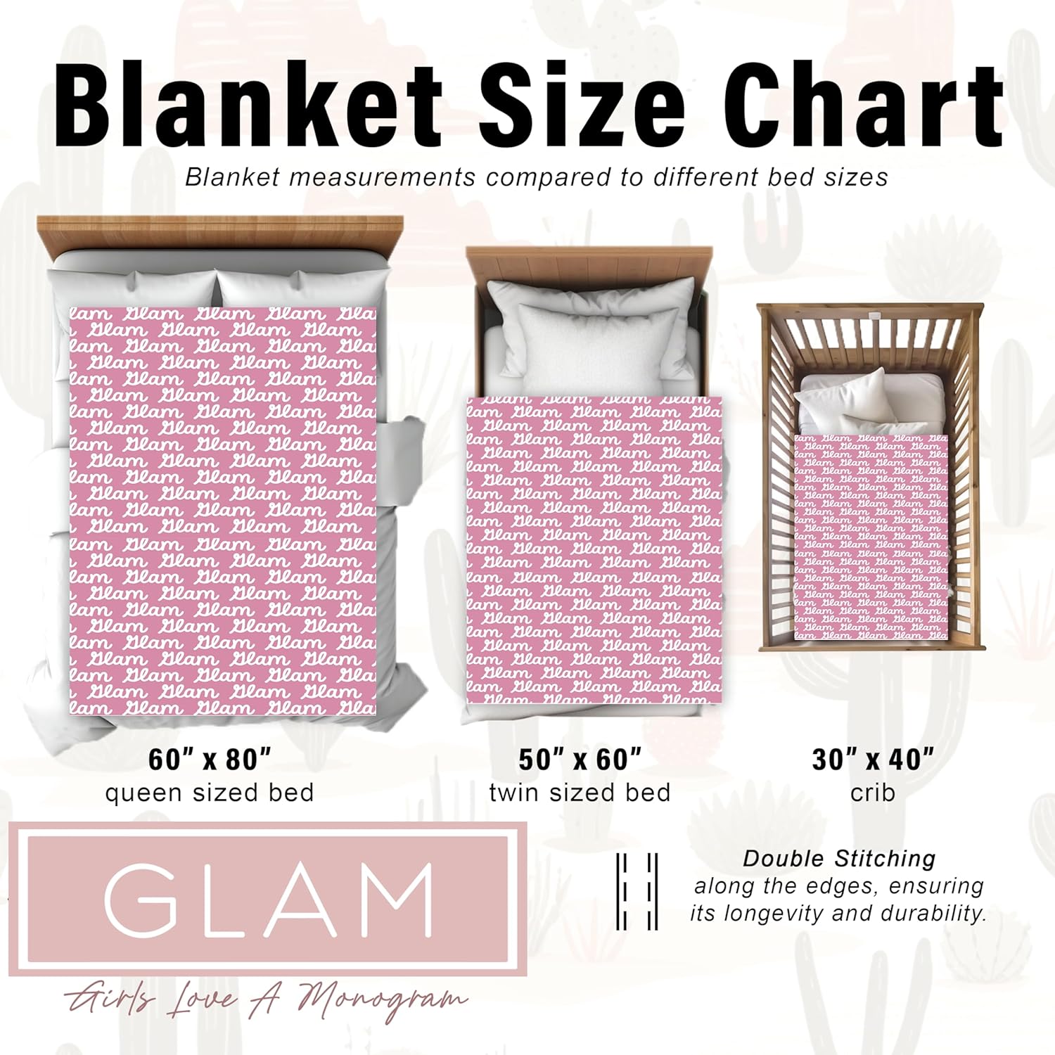 Personalized Baby Blanket with Name - Soft Cozy