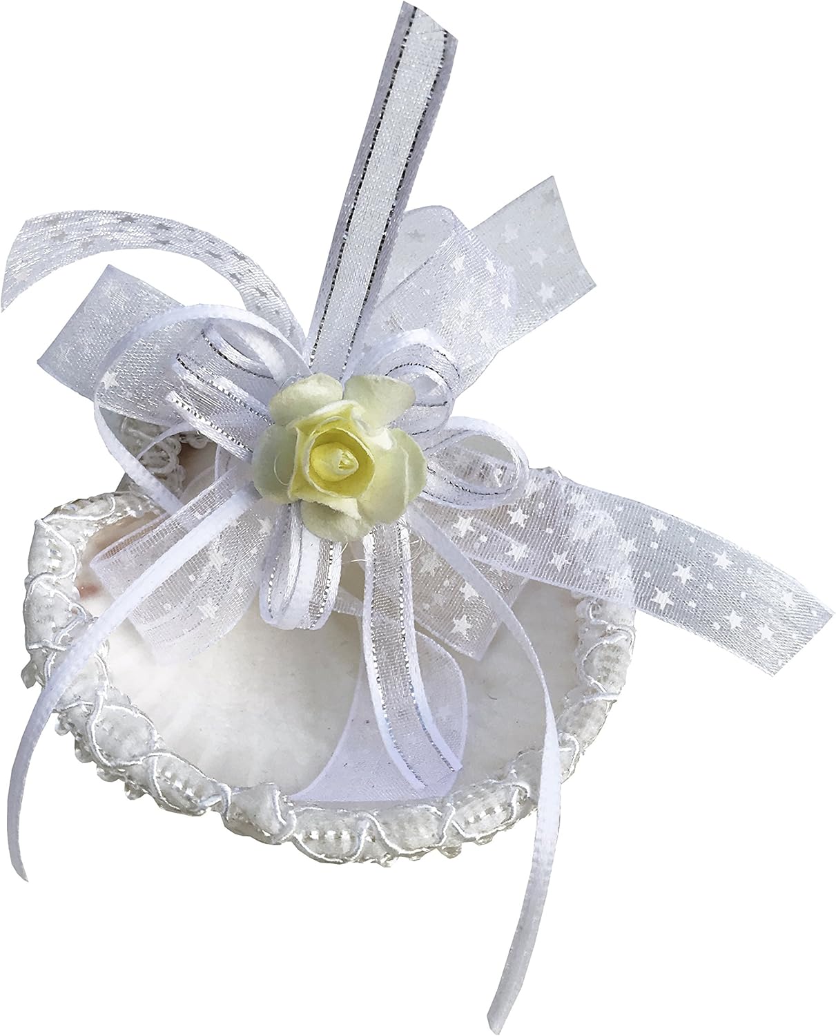 Arcngeles Mexicanos Baptism Candle Set Wooden Box