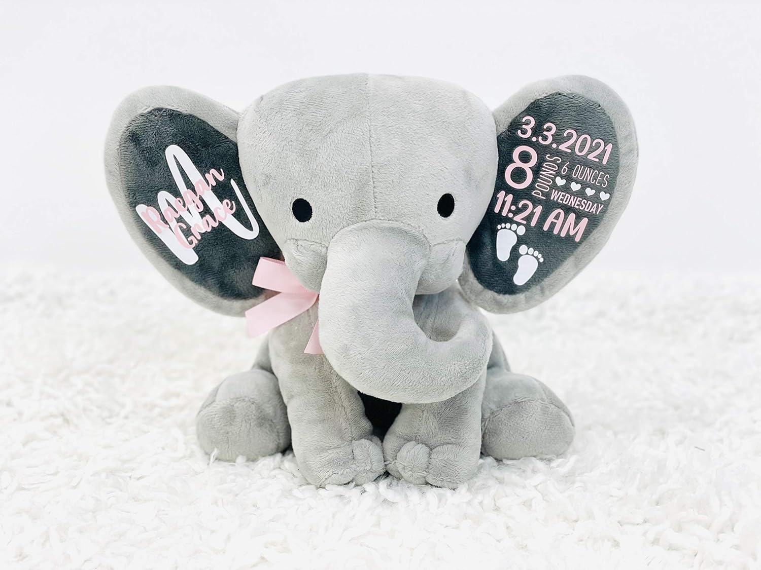 Personalized Baby Stuffed Animal Keepsake
