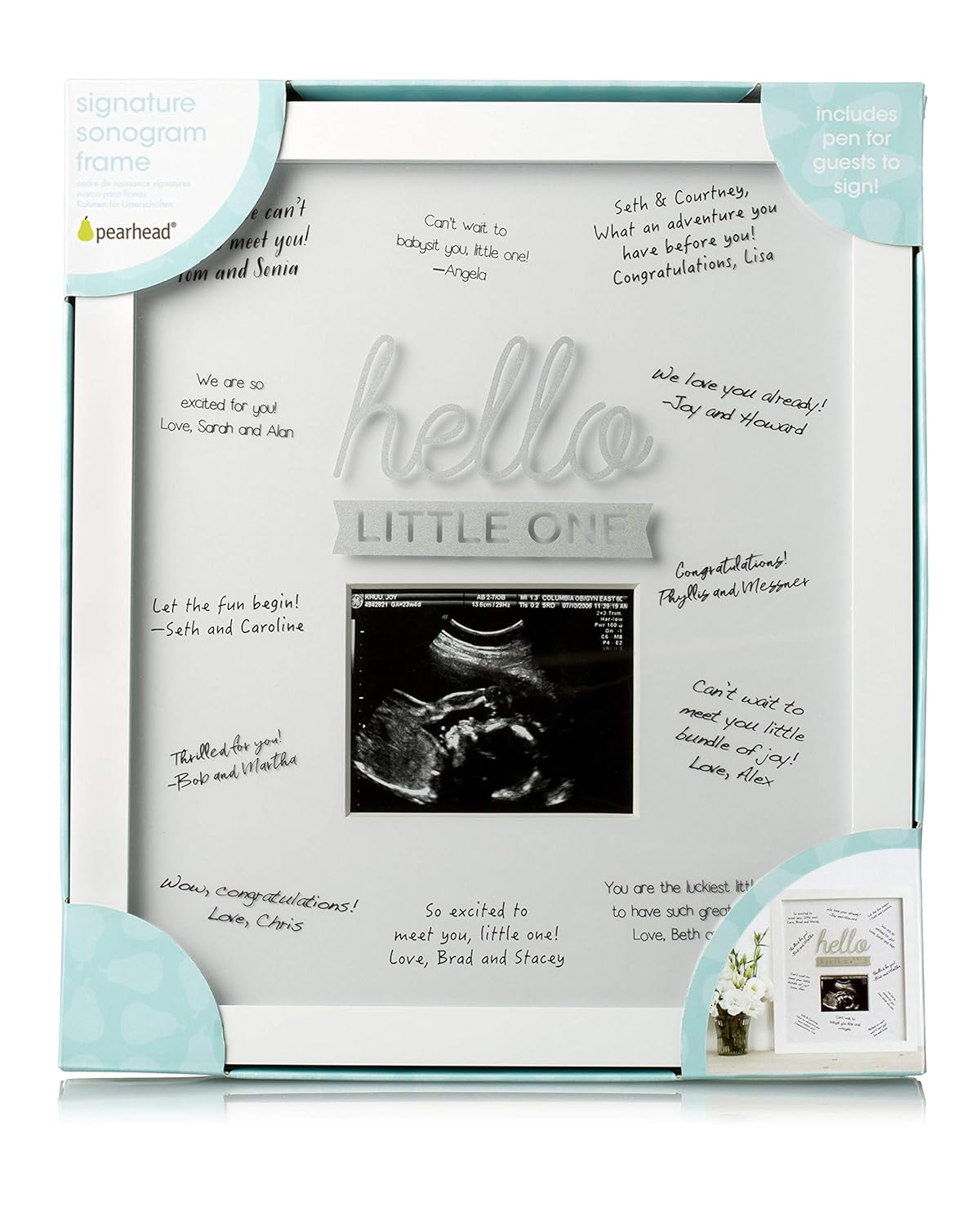 Pearhead Hello Little One Guest Signature Frame