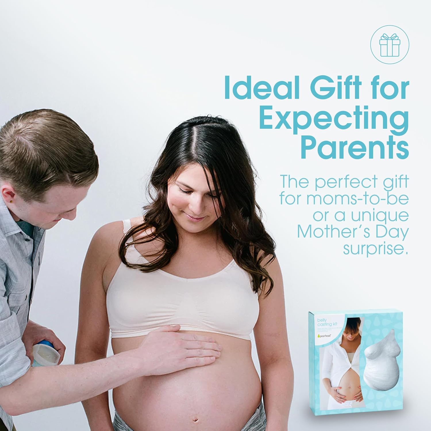 Pearhead Belly Casting Kit - Pregnancy Keepsake for Expecting Moms