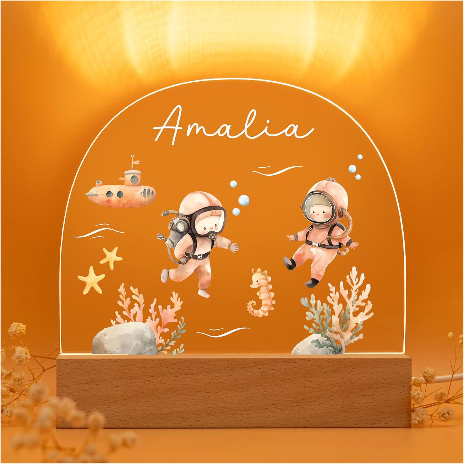 Personalized Baby Night Light with Name 1