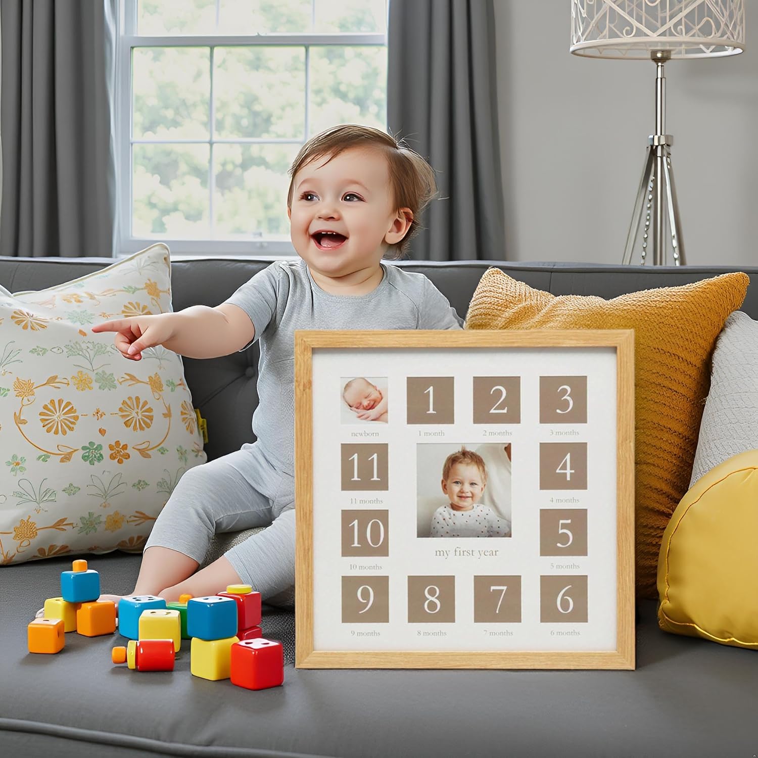 Kate Milo My First Year Wooden Picture Frame