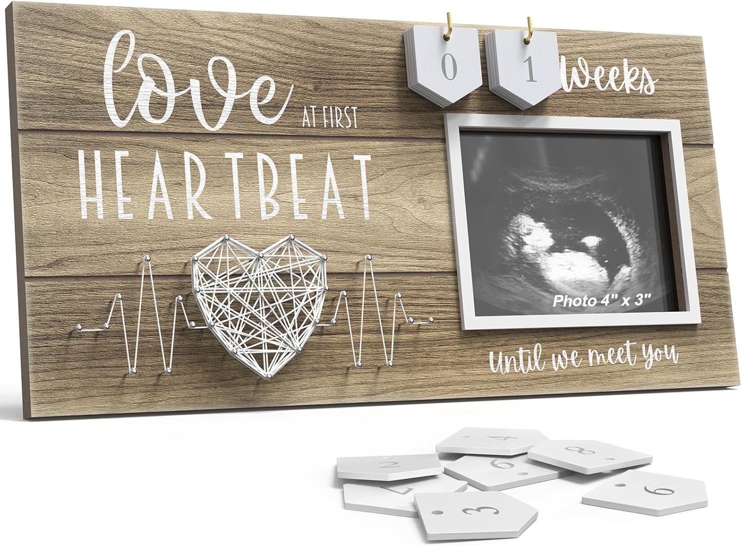 EURSET Baby Sonogram Frame with Countdown Display