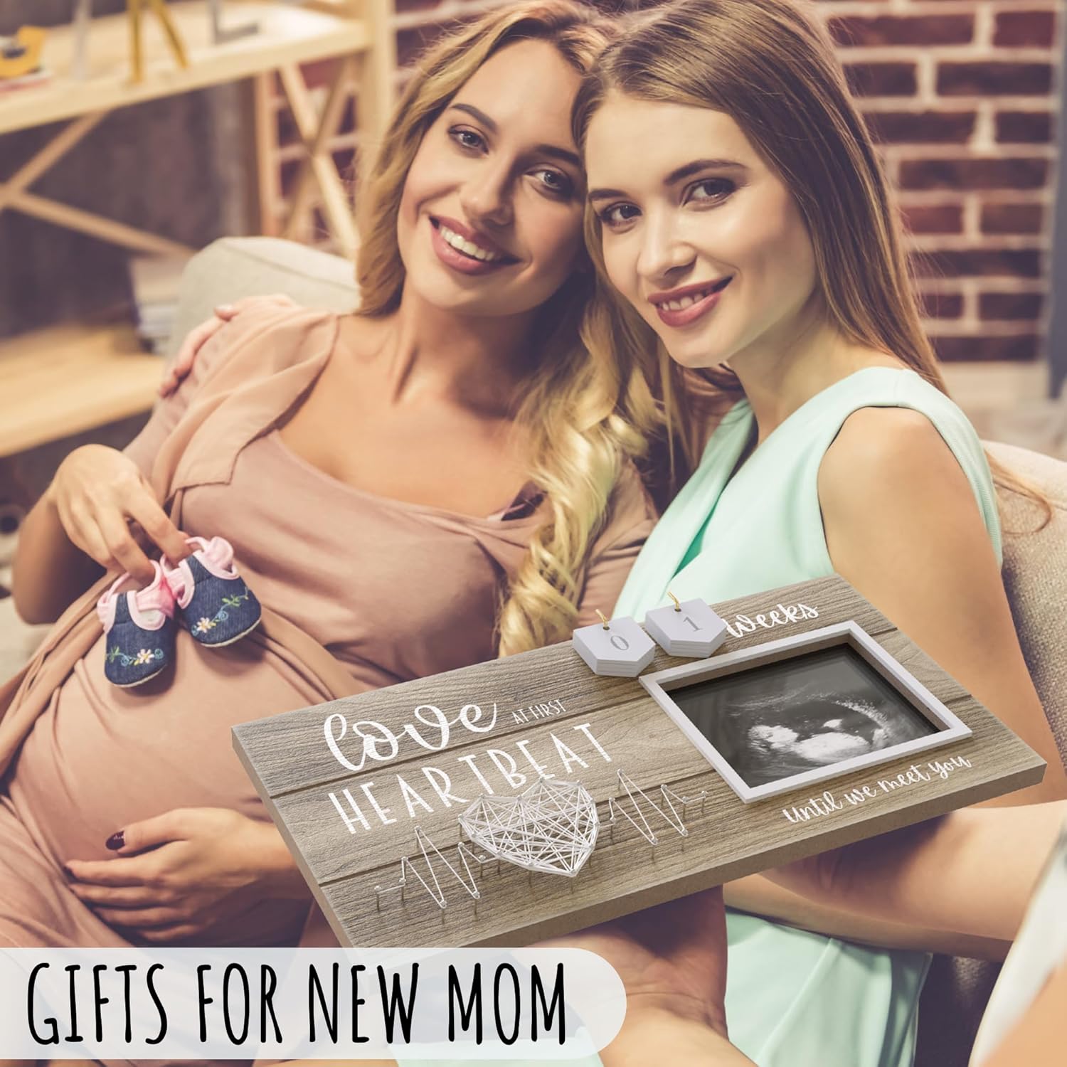 EURSET Baby Sonogram Frame with Countdown Display