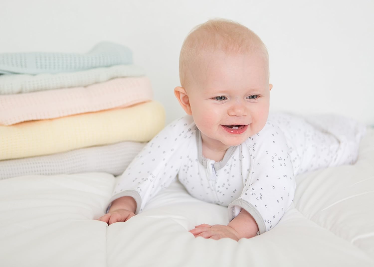 Amazing Baby Soft Blue Cellular Blanket