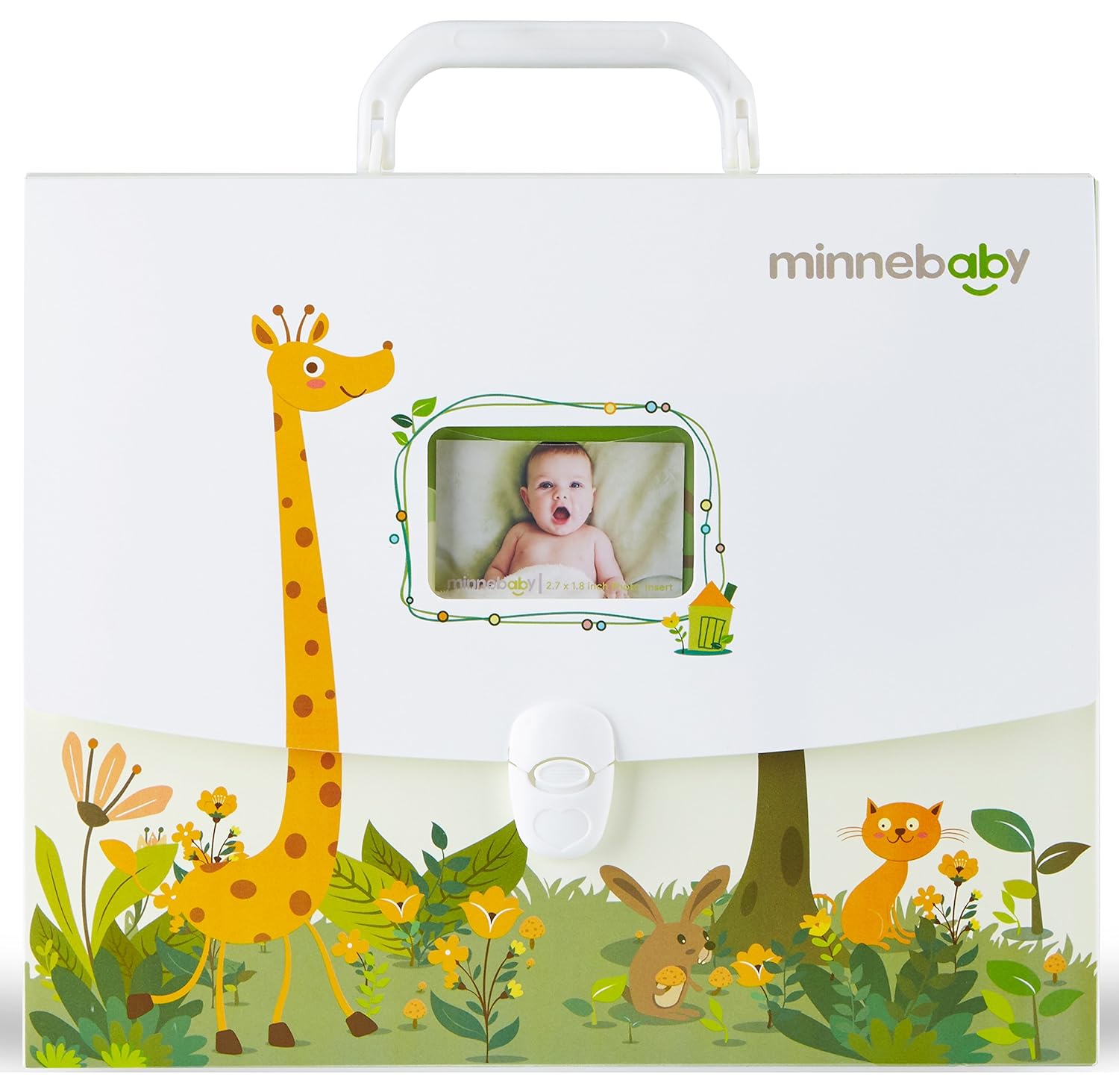 Baby Document Organizer with 9 Folders and Custom Label
