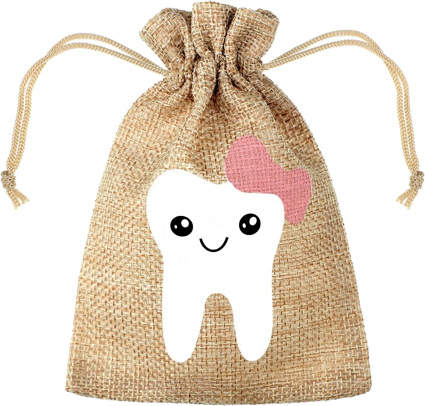 Shappy Pink Tooth Fairy Bag with Drawstring
