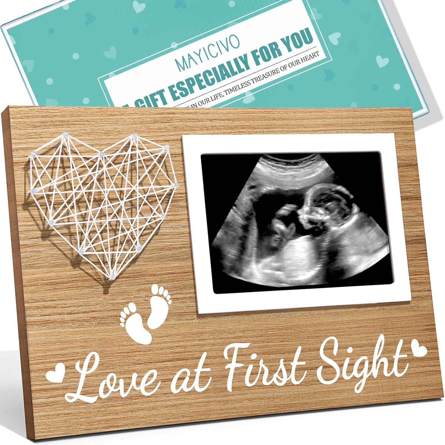MAYICIVO Sonogram Keepsake Frame 4x6 Baby Ultrasound Picture