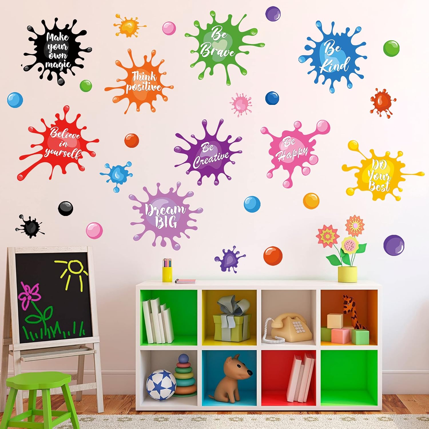 Sinekong Colorful Inspirational Quotes Wall Decals