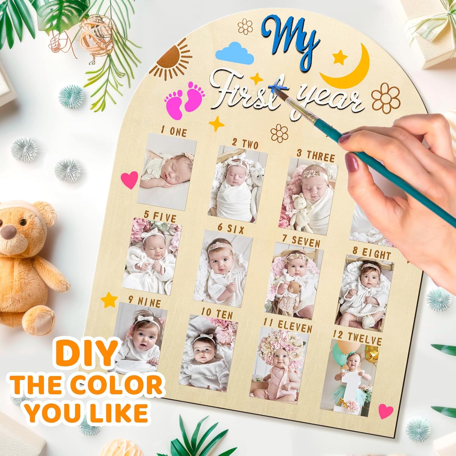 Barri Design First Year Photo Display Board