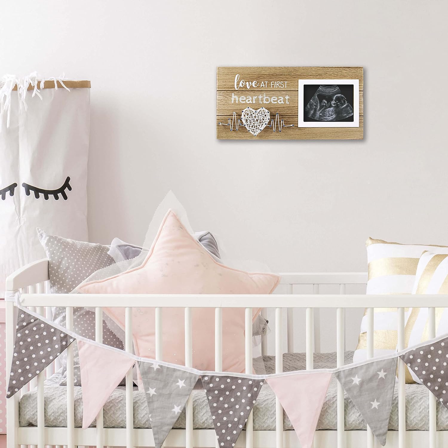 VILIGHT Pregnancy Announcement Sonogram Frame - 4 x 3 Ultrasound Photo Display