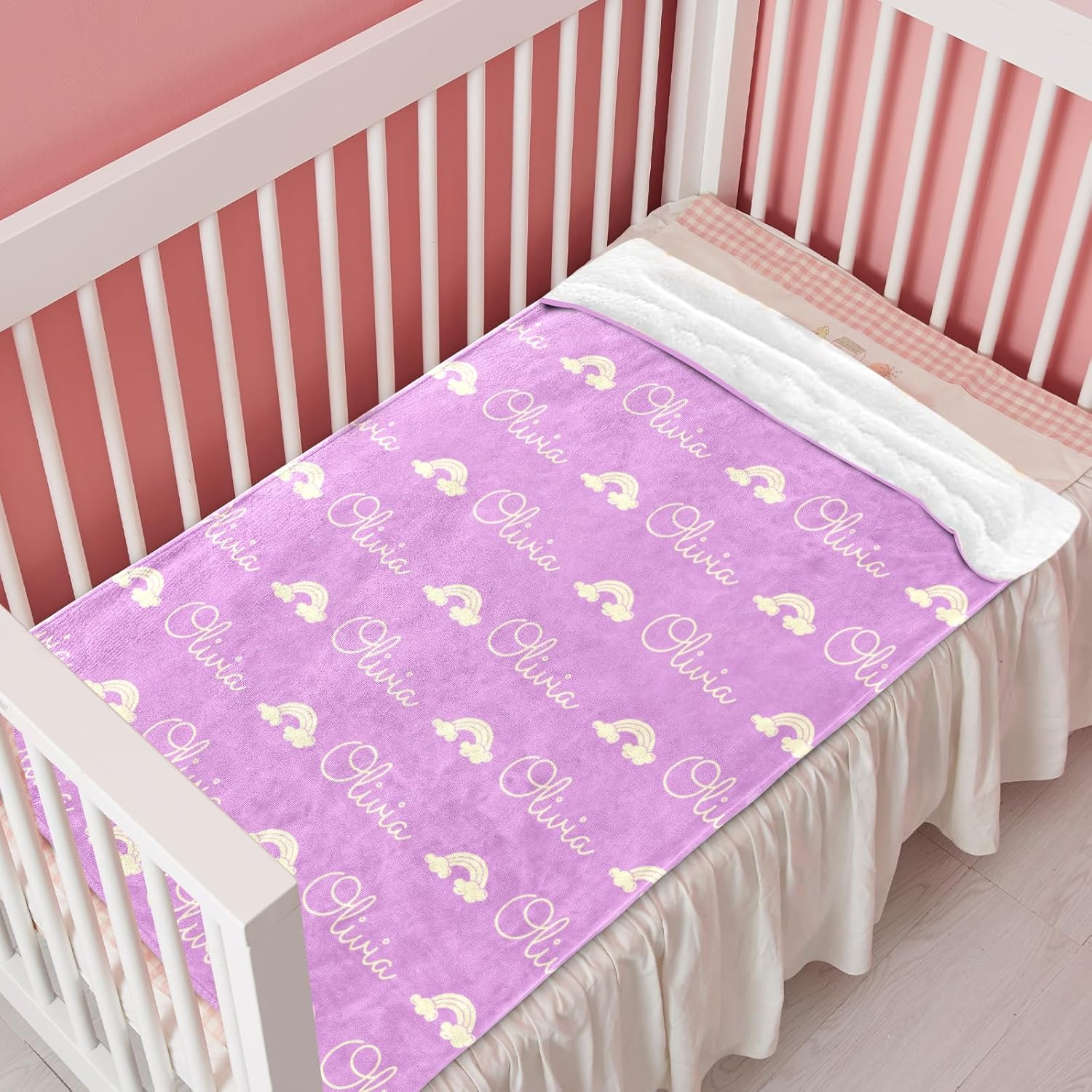 Personalized Name Blanket for Baby Kids More
