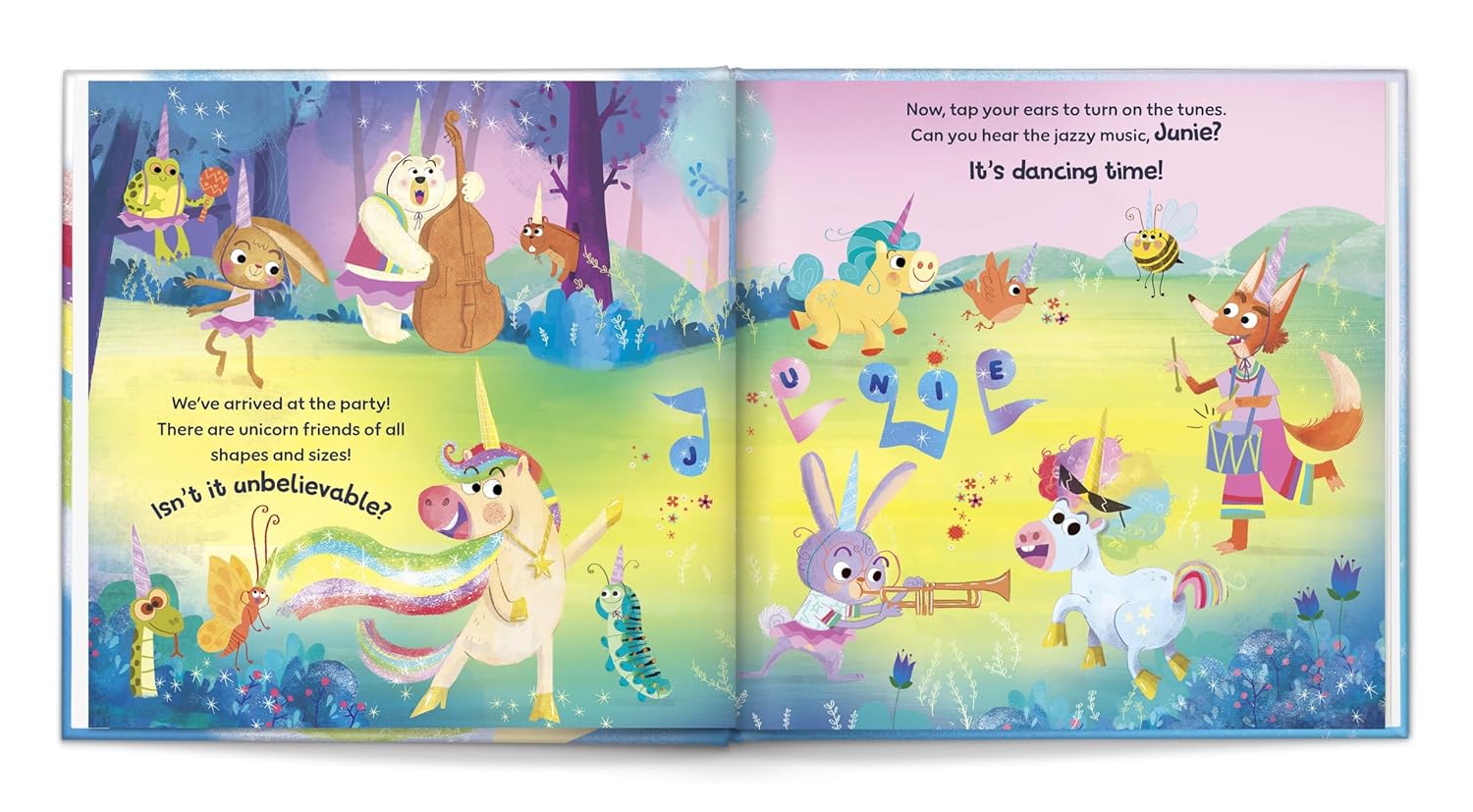 My Unicorn Dance Party Personalized Story 1