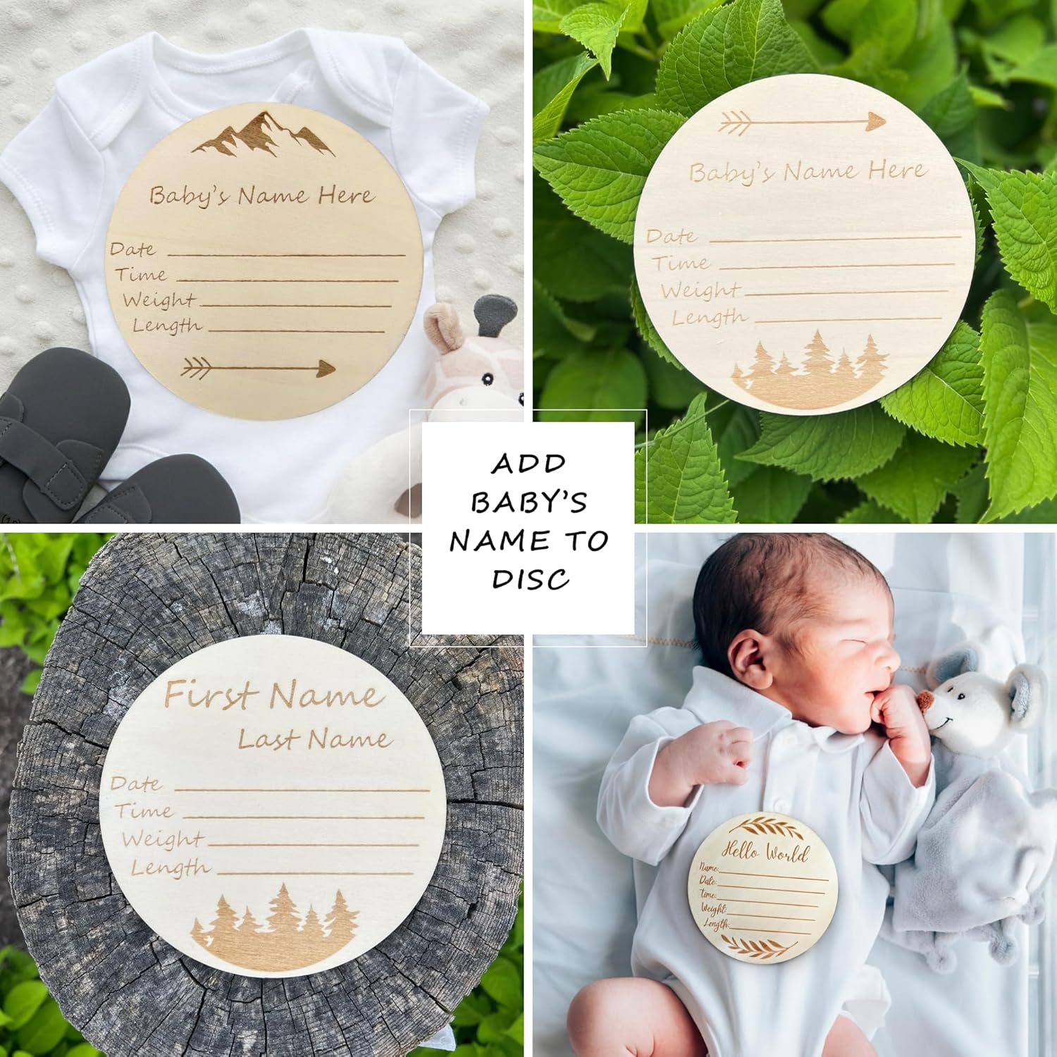 Custom Milestone Blanket for Baby Boy Adventure Awaits Forest Deer Design