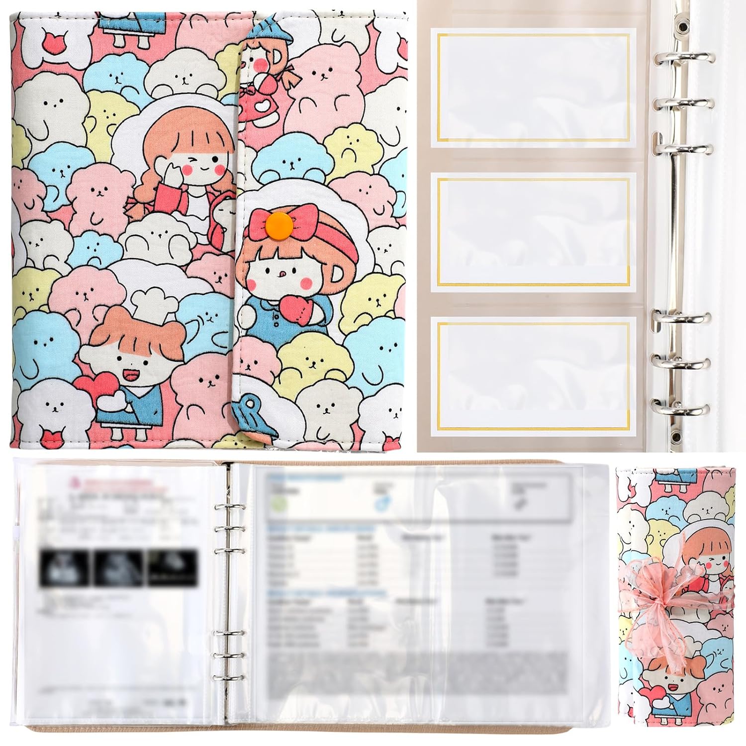 Marspark Baby Document Organizer with Zipper Bag