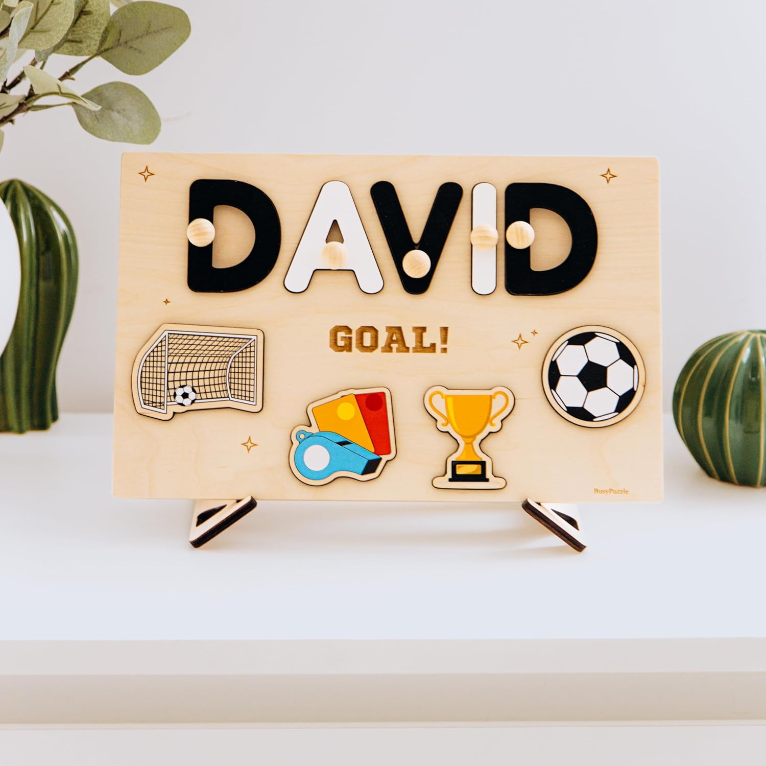 Personalized Golf Name Puzzle for Toddlers