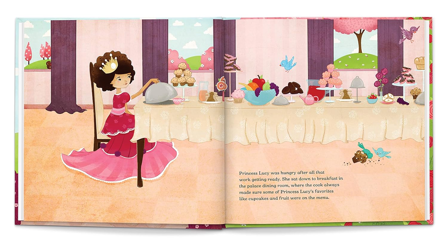 Princess Personalized Childrens Story Hardcover Keepsake