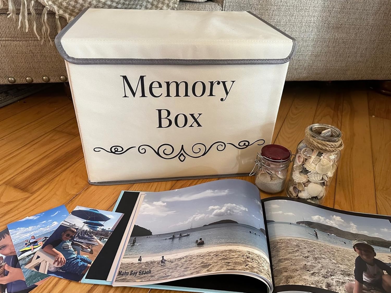 Pear Tree Essentials Memory Storage Box for Keepsakes