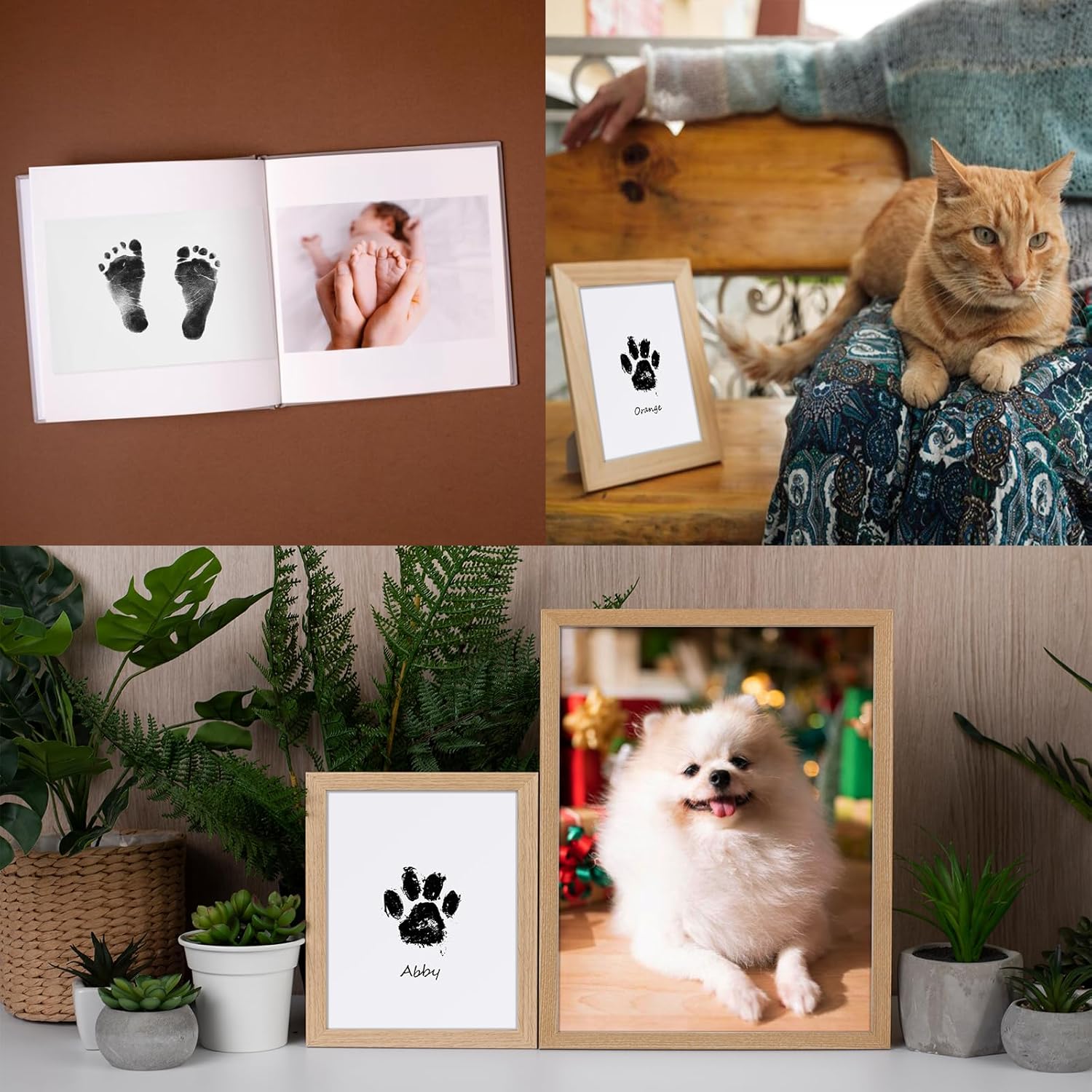 Nabance Inkless Pet Baby Keepsake Kit