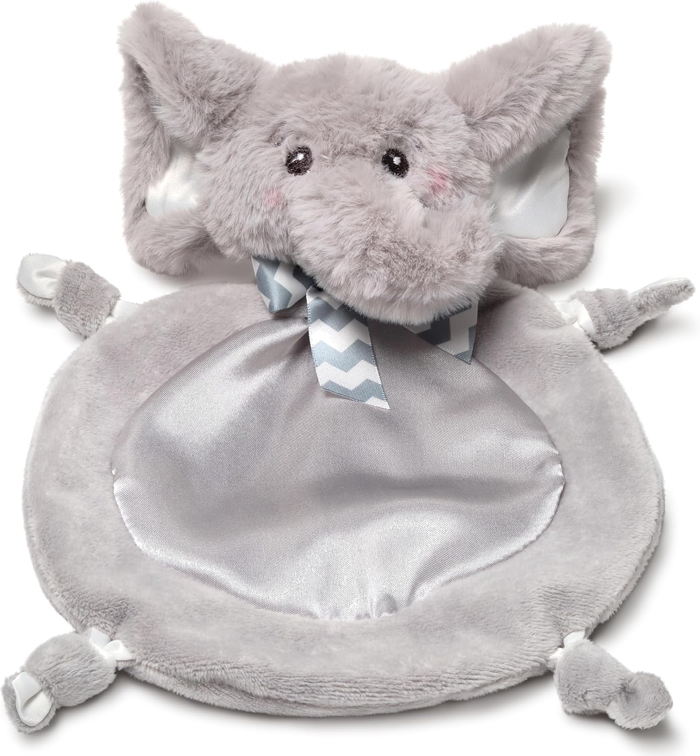 Bearington Collection Baby Elephant Blanket - 8x7 Inch Wee Spout