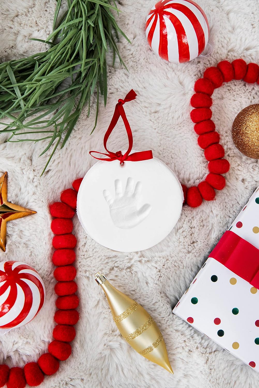 Pearhead Babyprints Ornament Kit Babys First Christmas Keepsake