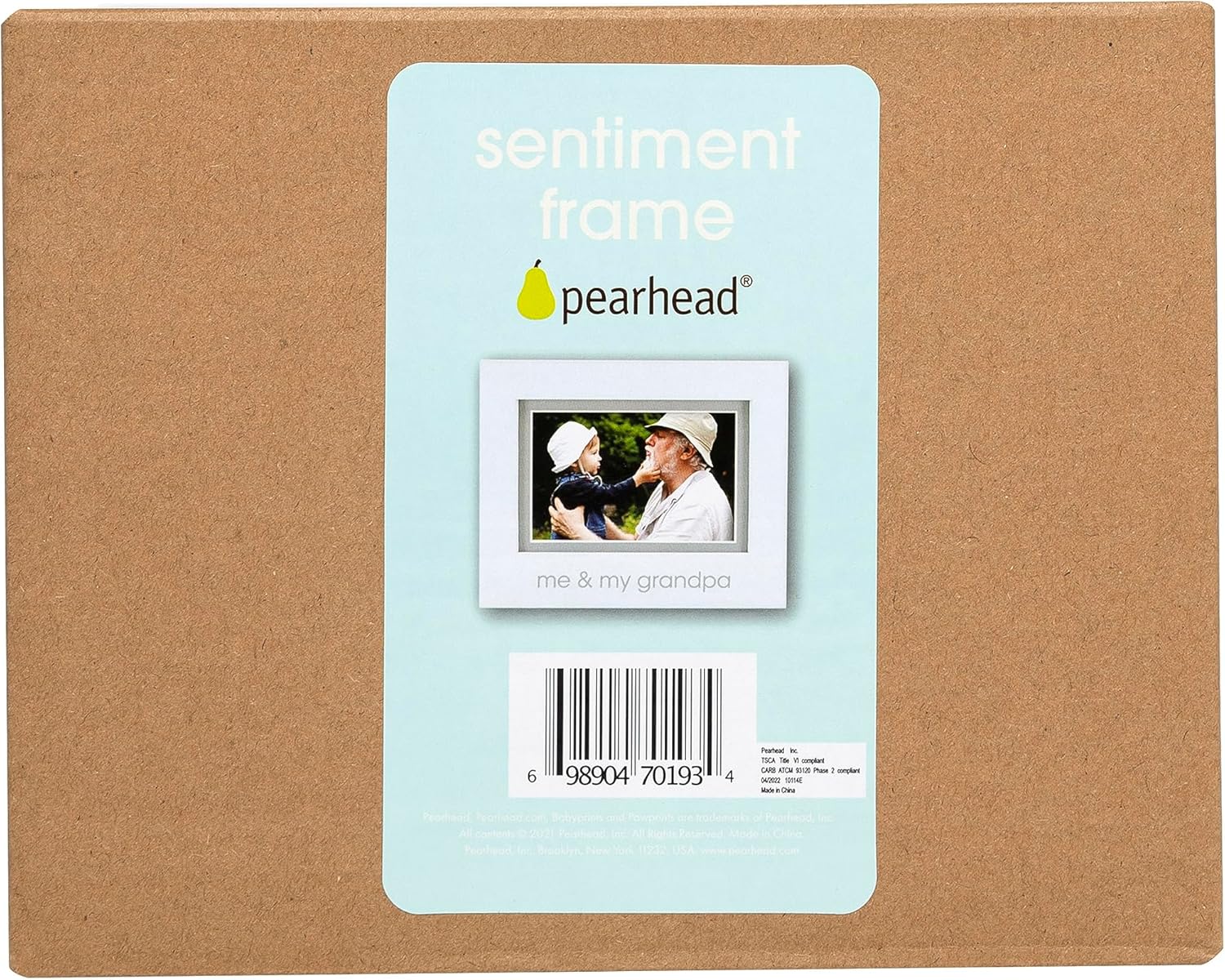 Pearhead Me My Grandpa Keepsake Photo Frame