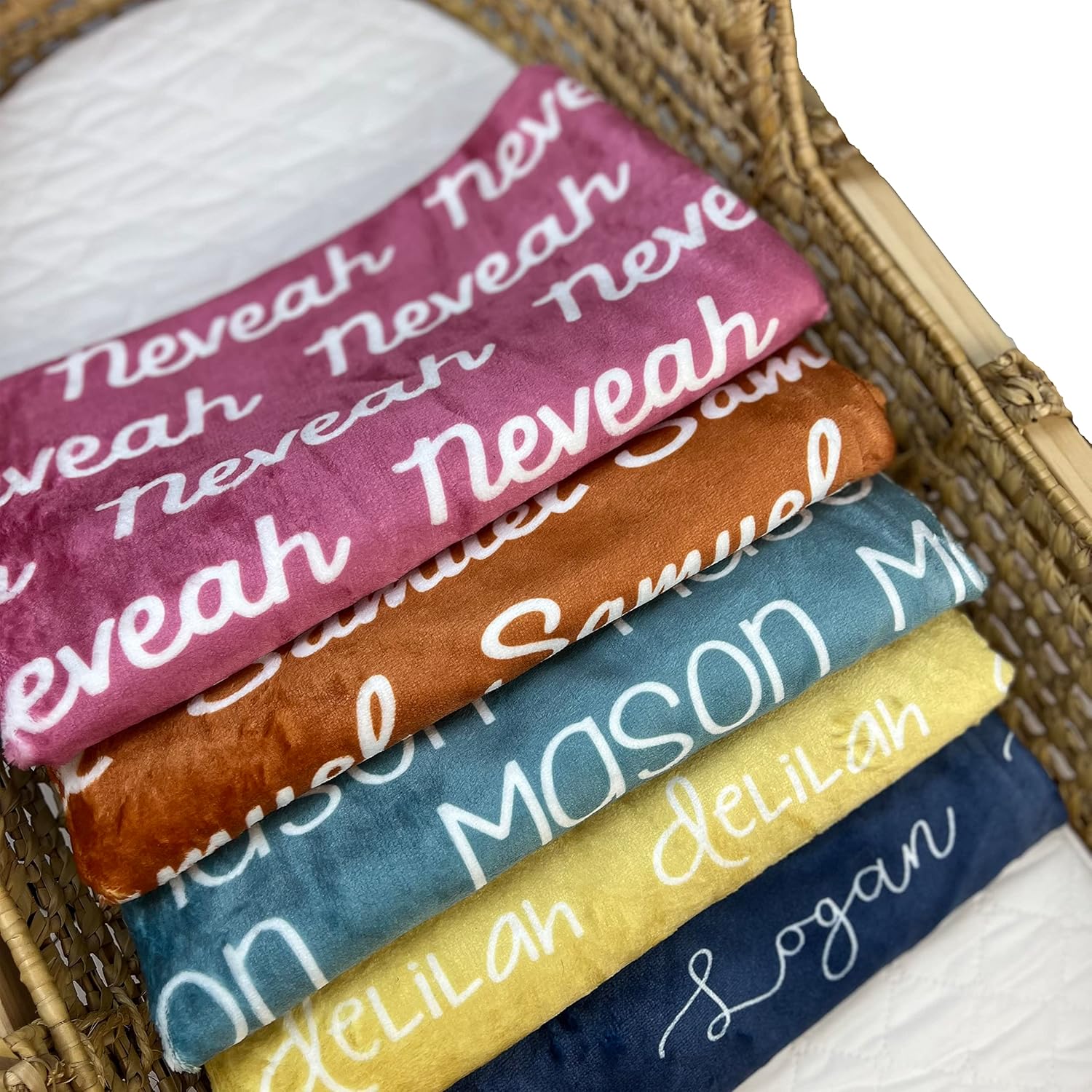 Personalized Baby Blanket with Name - Soft Cozy