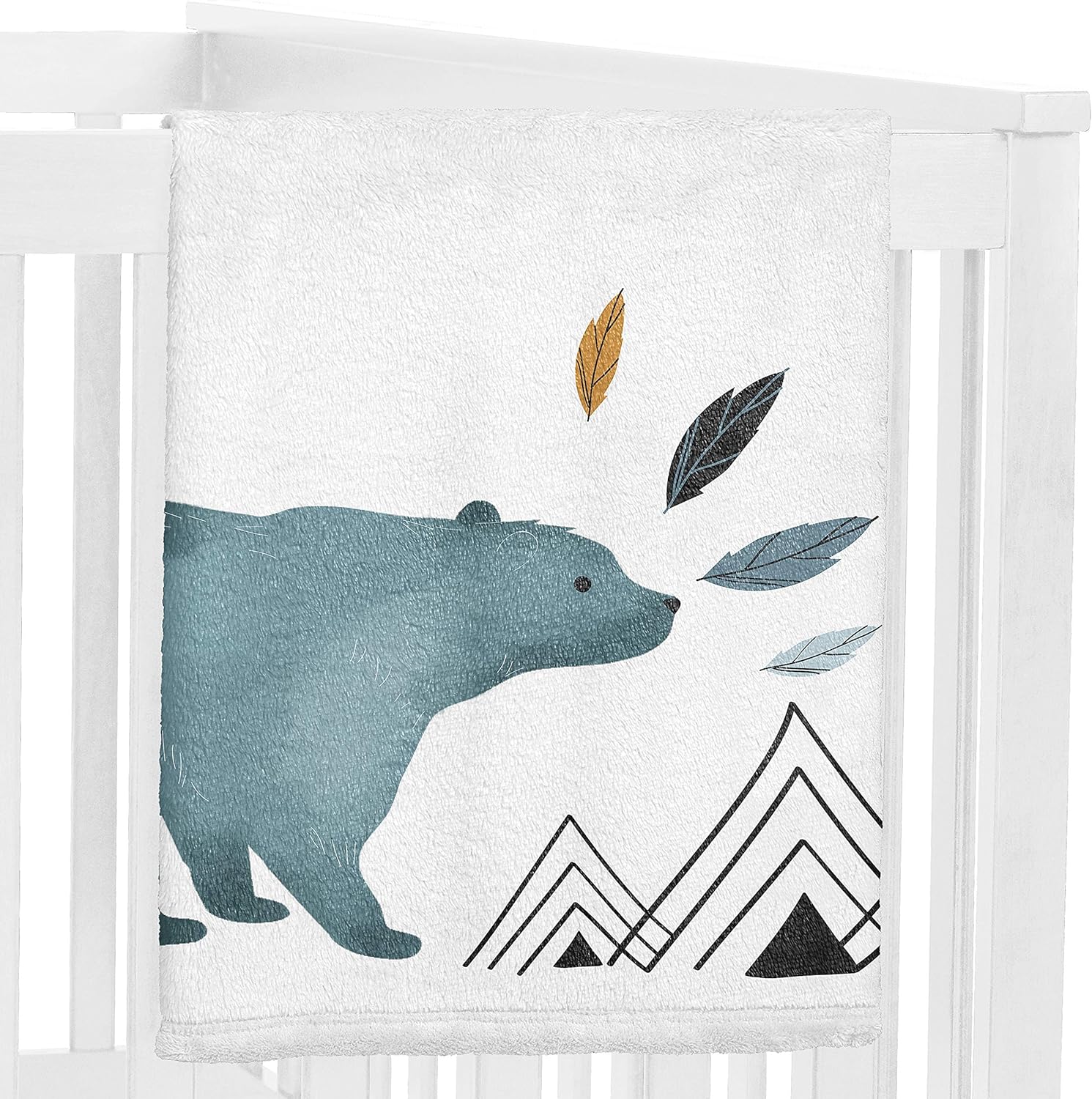 Sweet Jojo Designs Mountain Boy Milestone Blanket