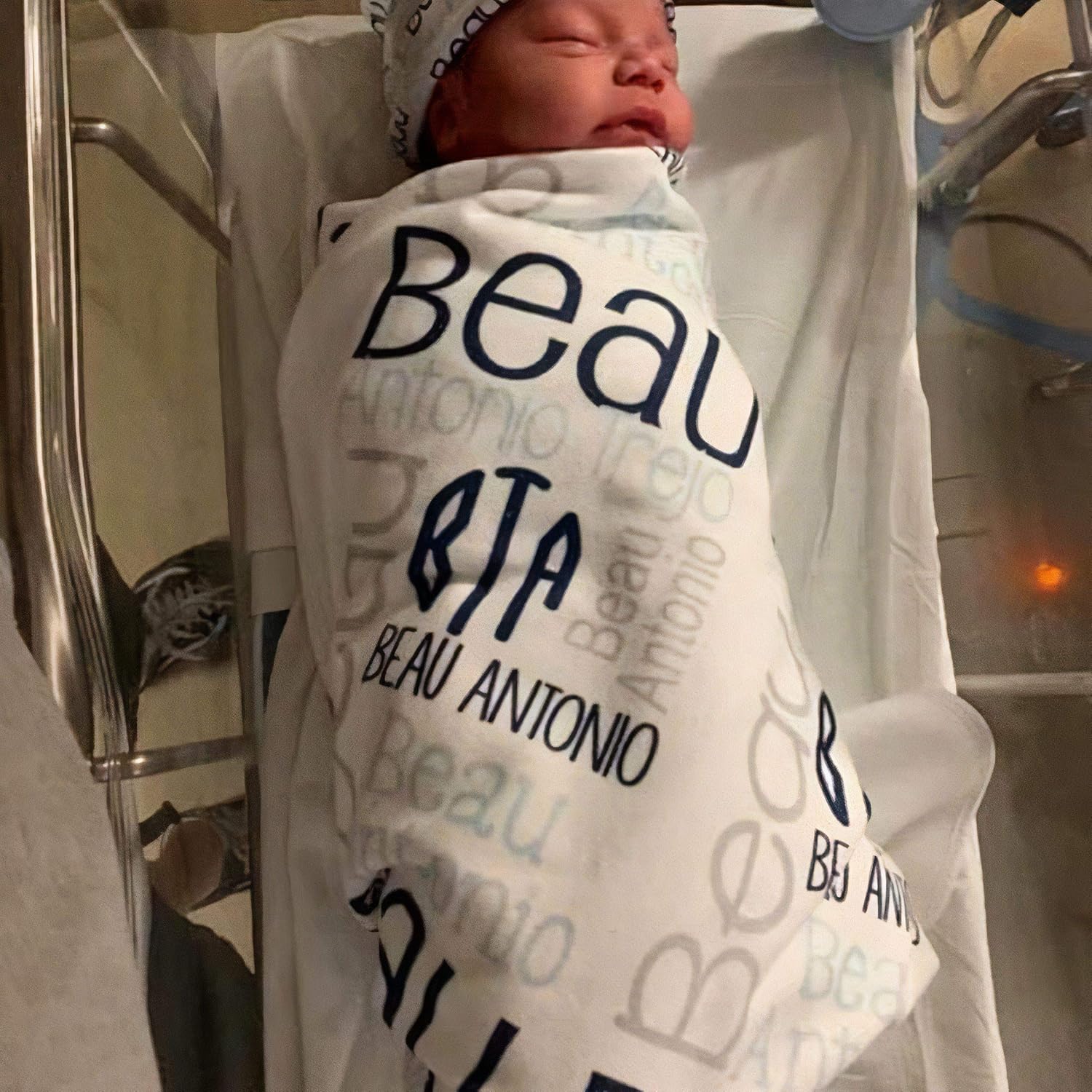 Personalized Baby Blanket with Name for Newborn